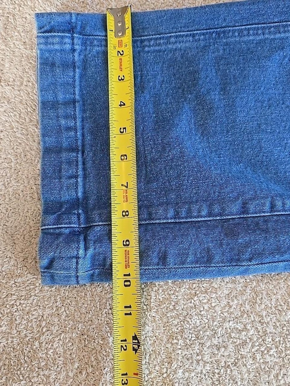 Old Navy Extra High-Rise Sky-Hi Wide Leg Sailor Jeans Side Zip Women's Size 8 - Picture 4 of 7
